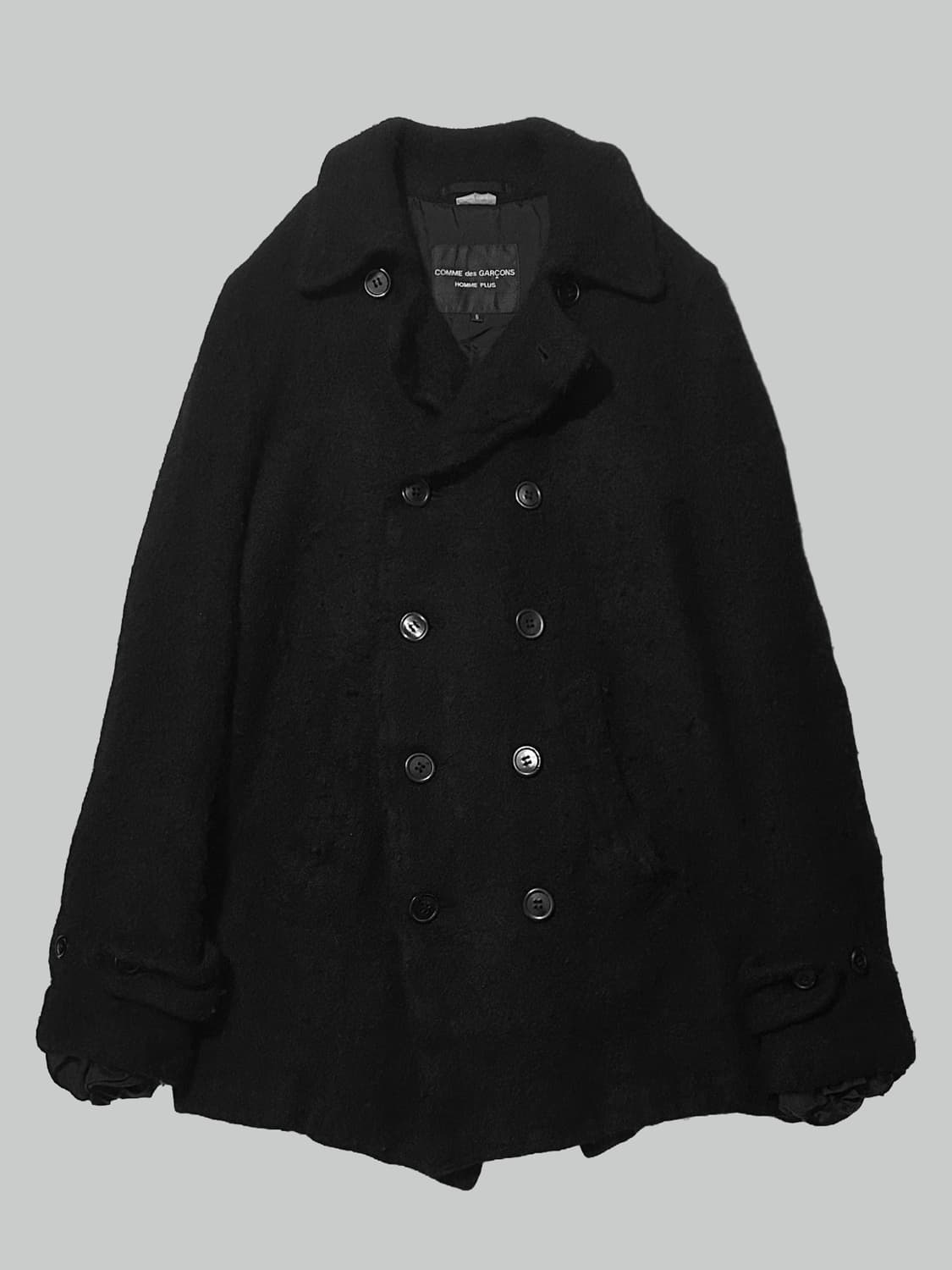 꼼데가르송 옴므 플러스 축융 울 피코트 상품이미지2