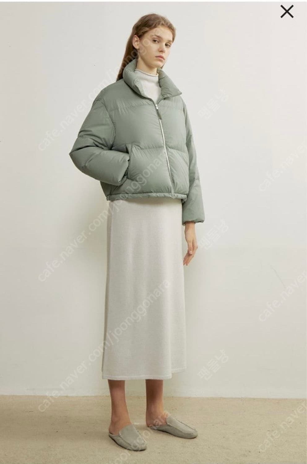더캐시미어 백집업 구스 숏 패딩 88 상품이미지7