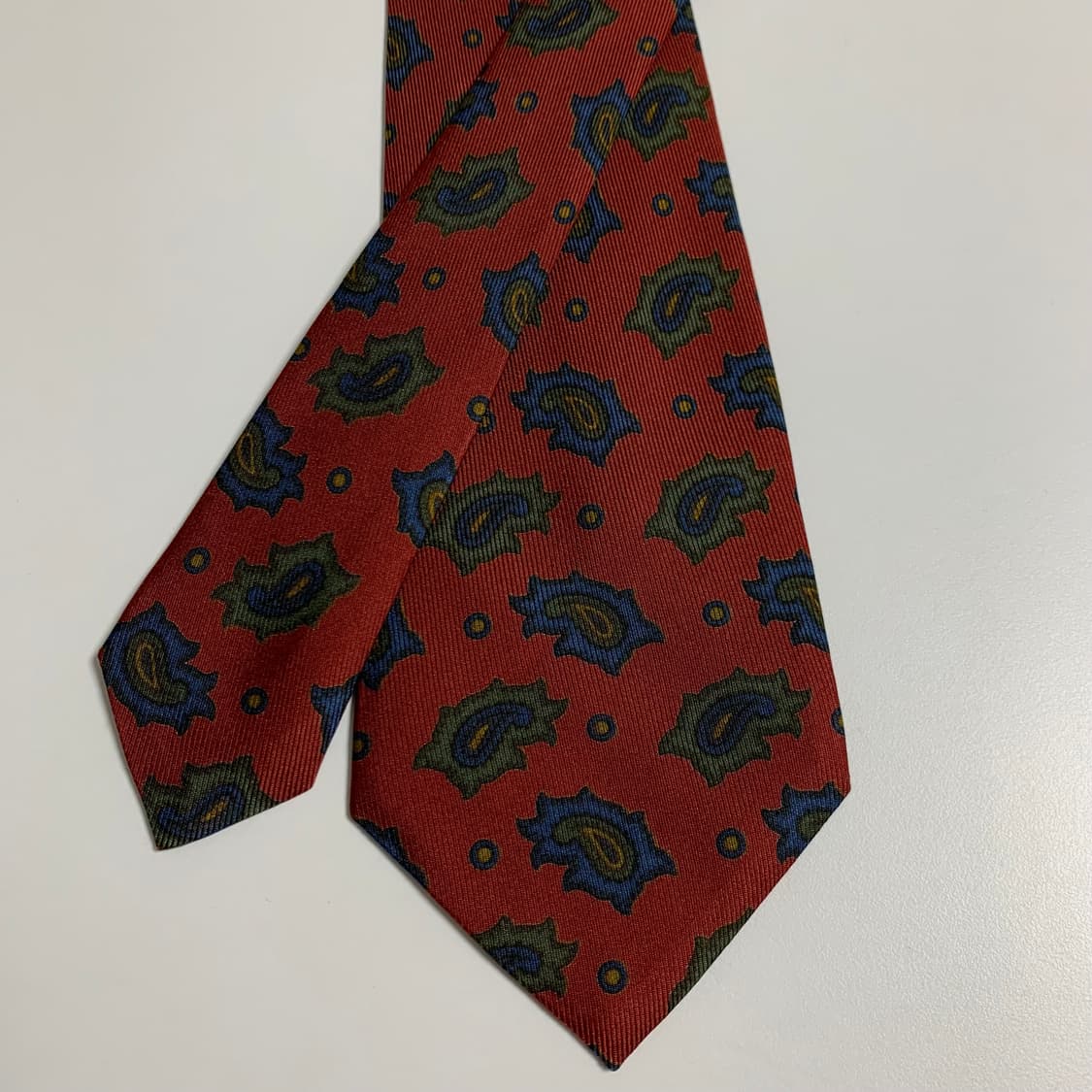 에트로(ETRO) 명품 100실크 클래식 정장넥타이 A+ 등급 상품이미지4