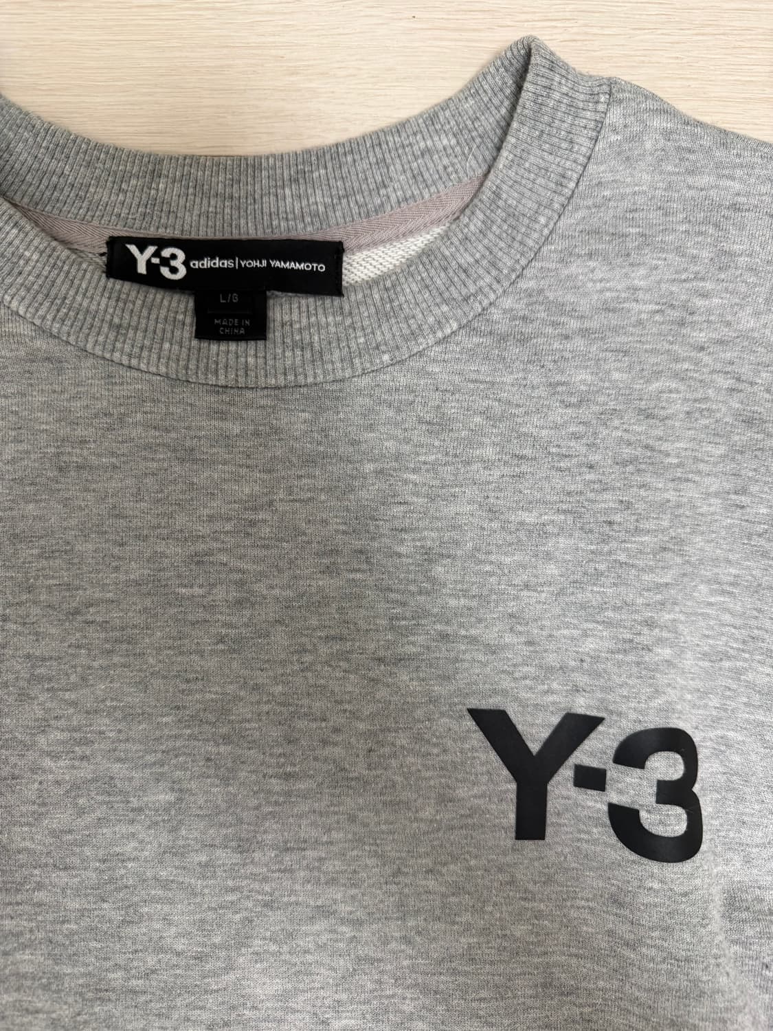 Y-3 로고 맨투맨 상품이미지3