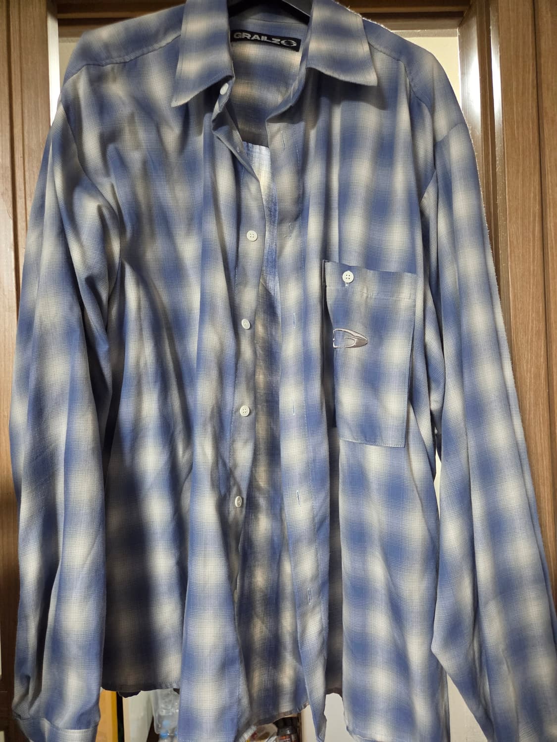 GRAILZ(그레일즈) 오버사이즈 체크 셔츠 상품이미지1