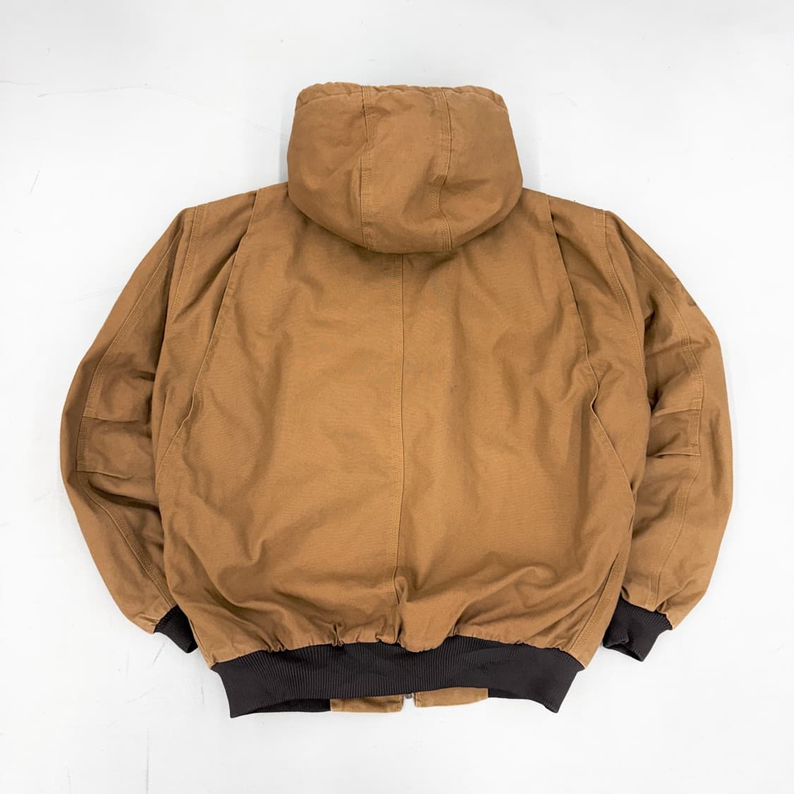 칼하트맛 빈티지 덕액티브 후드 워크자켓 된장 상품이미지3