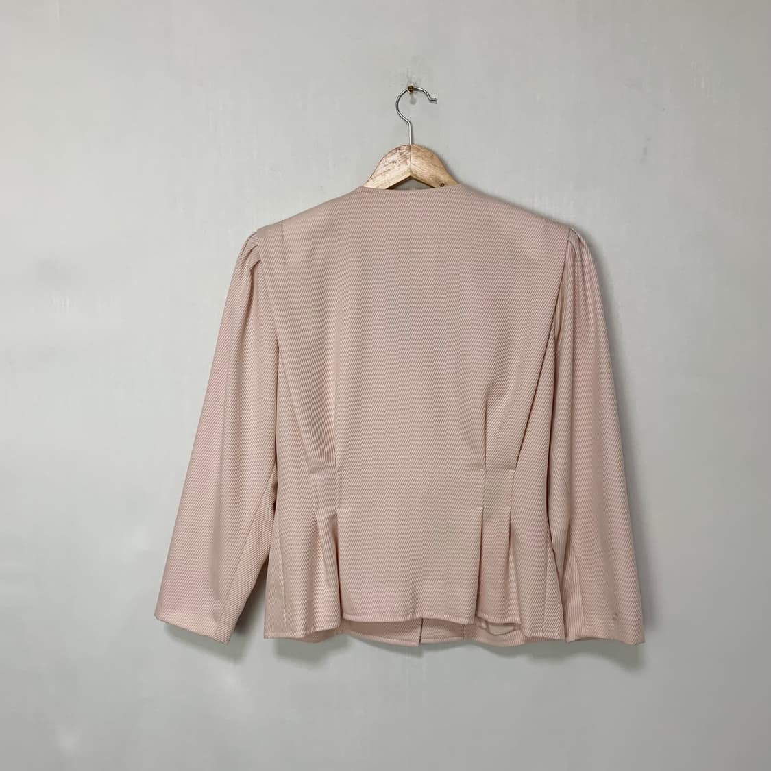 웅가로 연핑크 오블리크 자켓 세미크롭 블레이저 여성 빈티지 자켓 상품이미지2