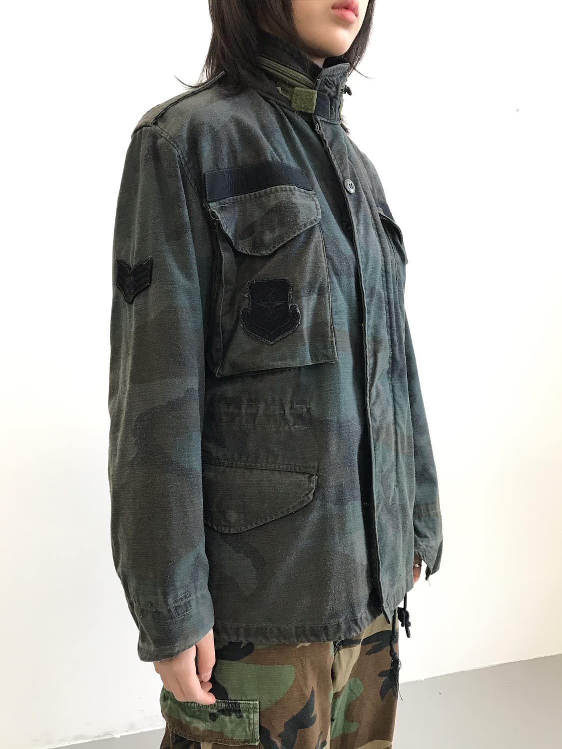 Vintage M-65 Style Woodland Field Jacket 상품이미지1