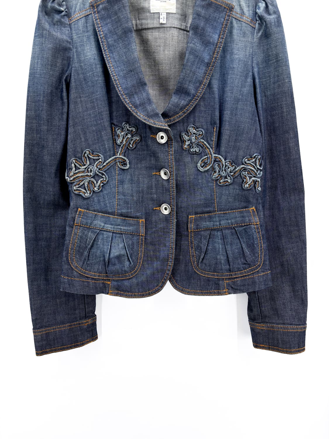 모스키노 플라워 아플리케 데님자켓 상품이미지4