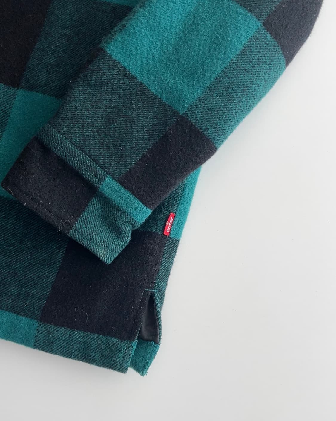 리바이스 울 체크 집업 자켓 100 상품이미지6