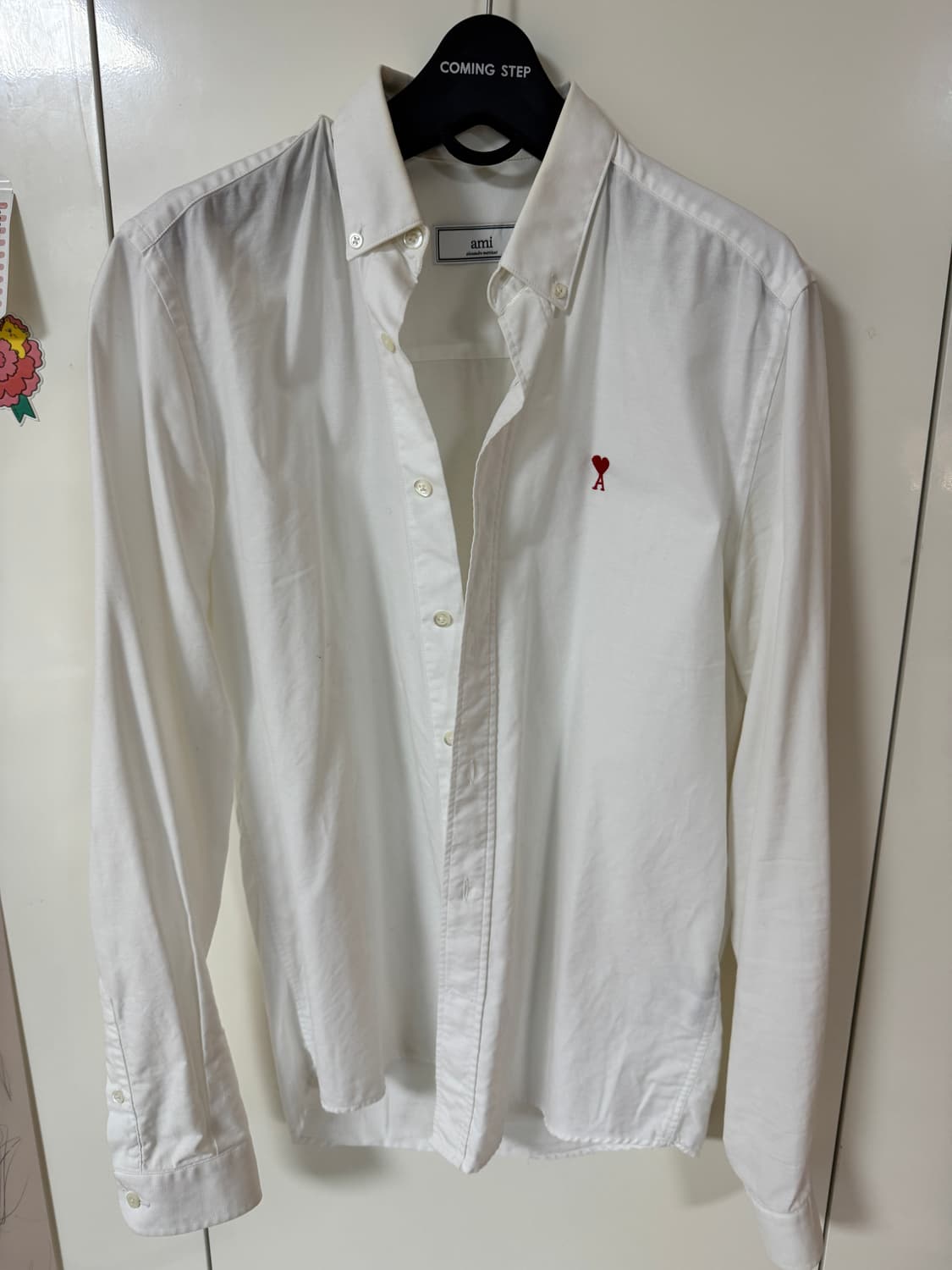 아미(Ami) 하트로고 화이트 셔츠 38 사이즈 상품이미지1