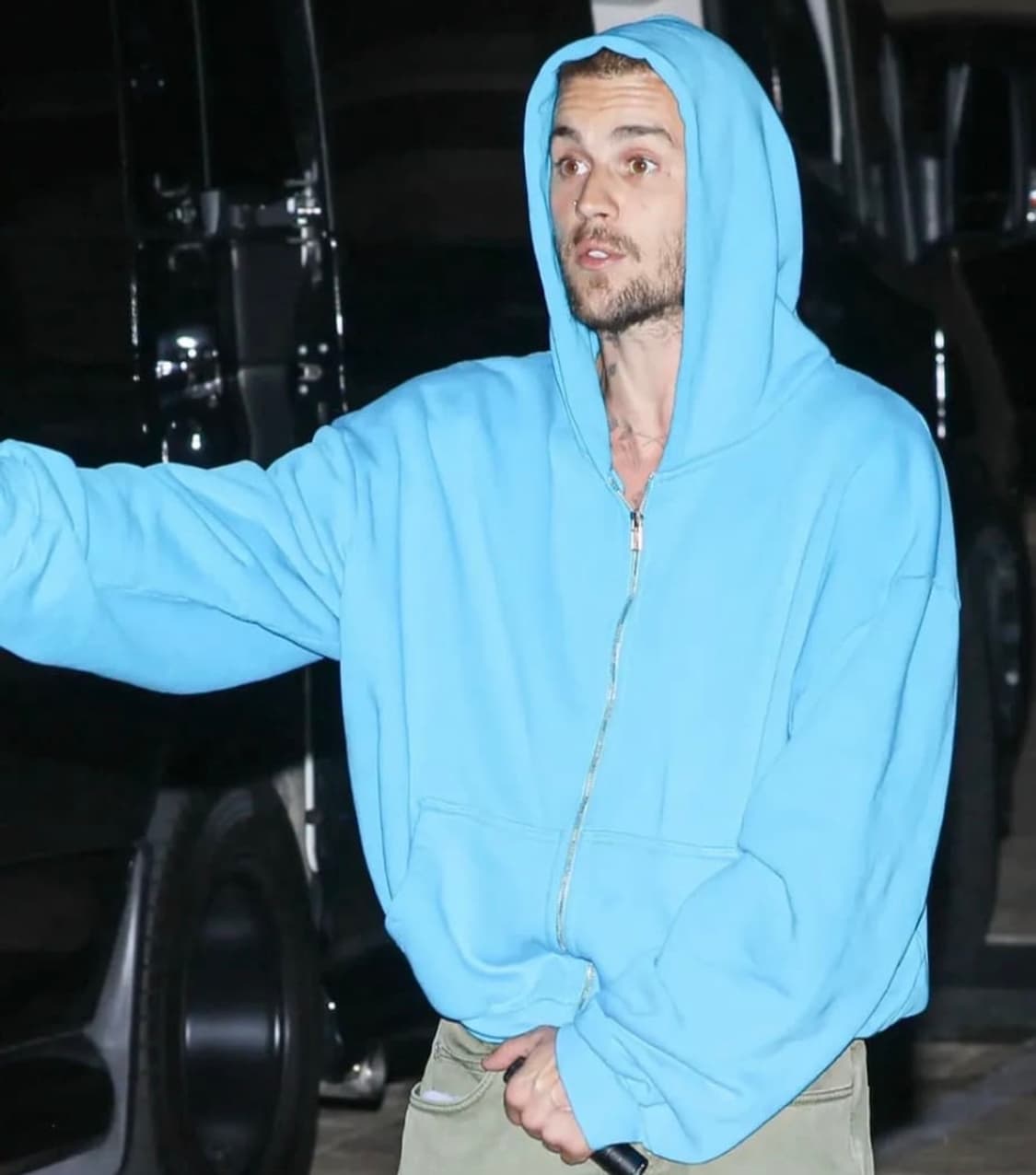 스카이라크 후드집업 블루 m 상품이미지1