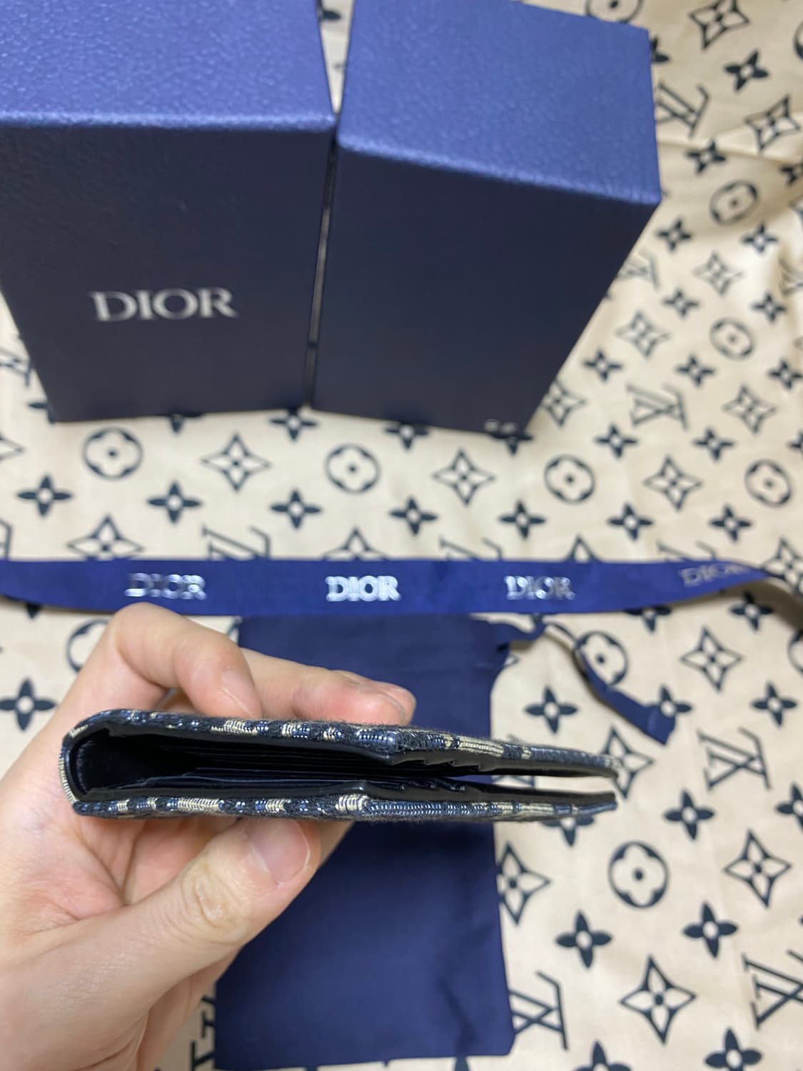 디올 오블리크 오거나이저 베이지 상품이미지6