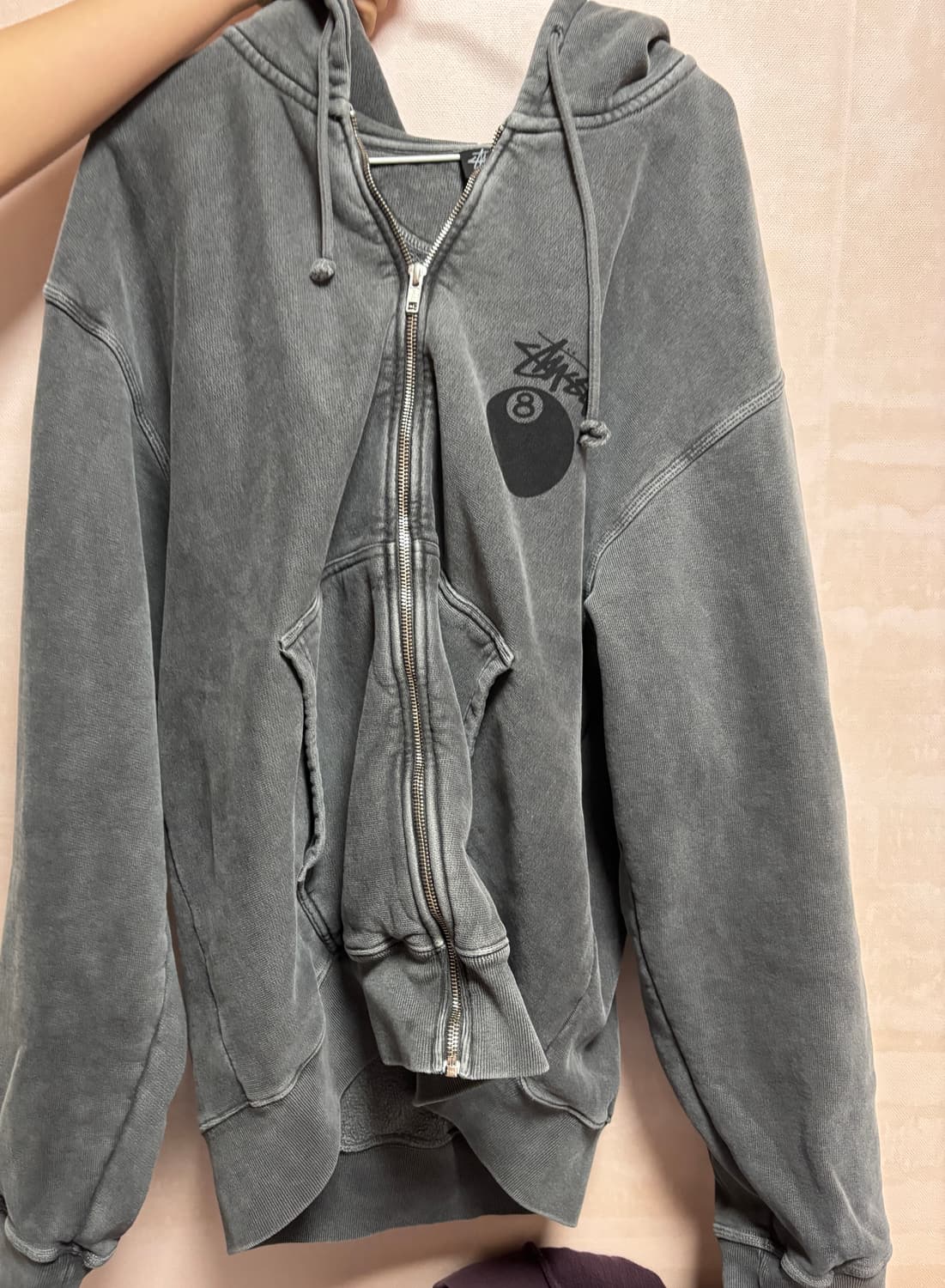 스투시 8볼 후드집업 상품이미지1