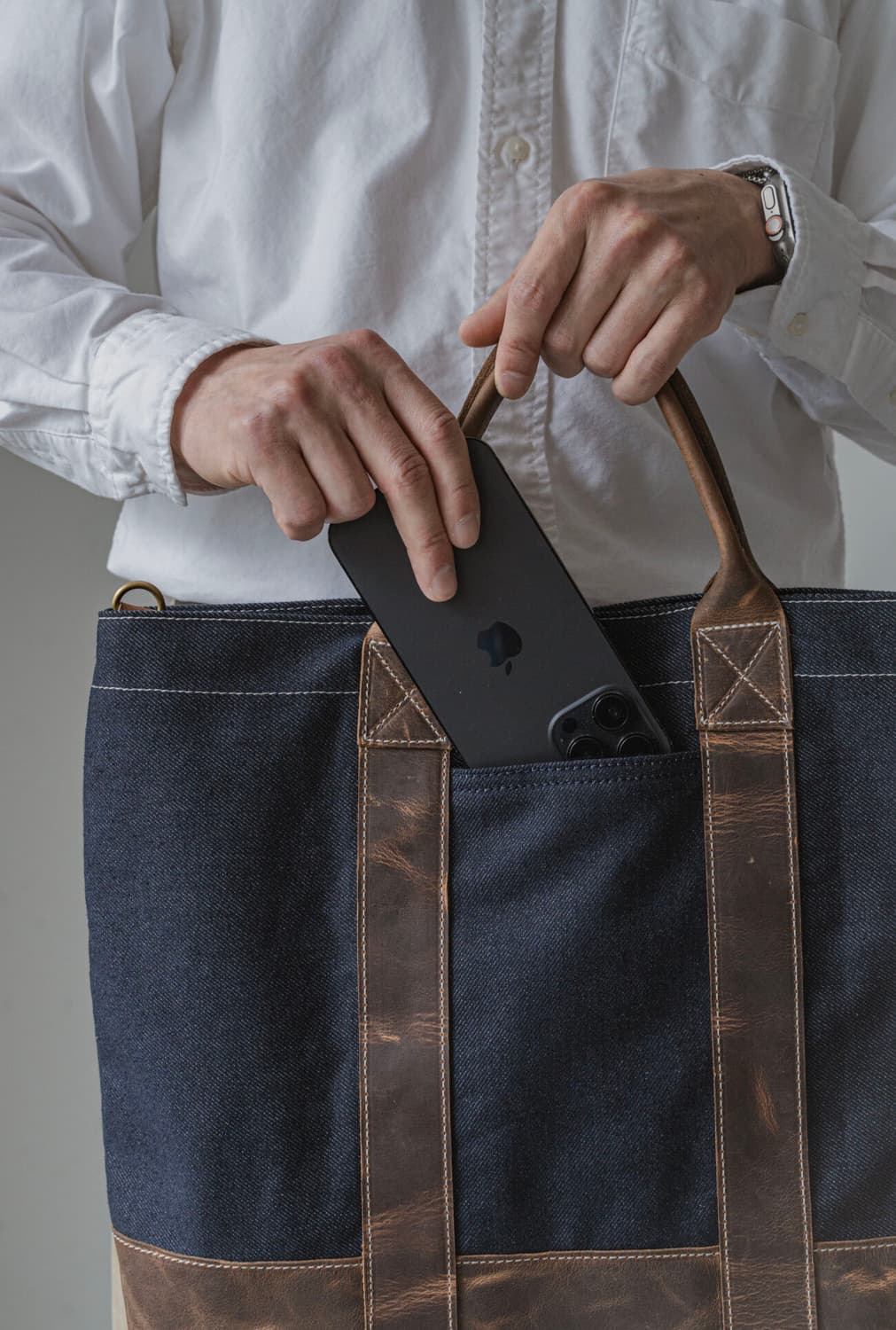 헤비츠 YAWL 와일드 데님 토트백 상품이미지5