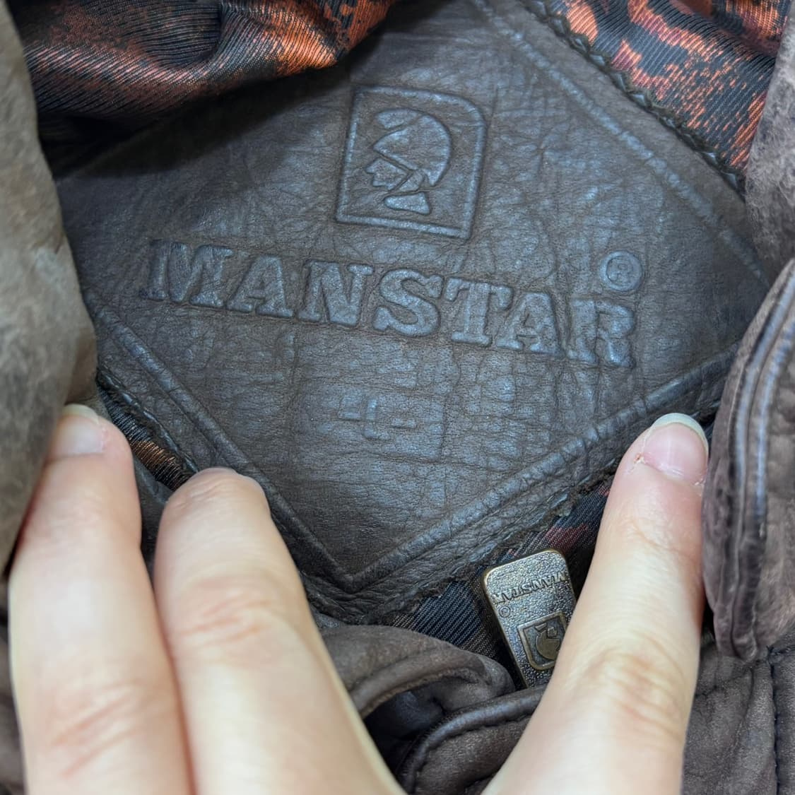 L MANSTAR 빈티지 레더 자켓 0320E 상품이미지3