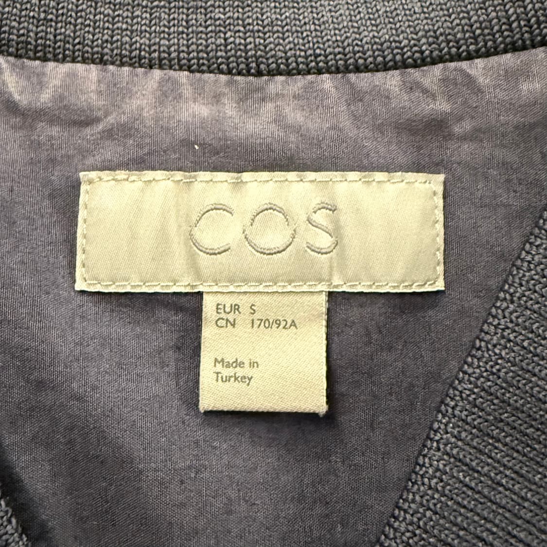 [정품/S] 코스 네이비 블루종 셔츠 자켓 b17 상품이미지5