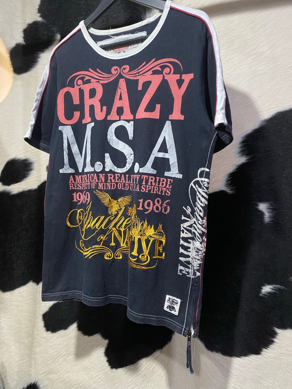 Redsoulful wisdom 레터링 프린팅 반팔티셔츠 상품이미지3