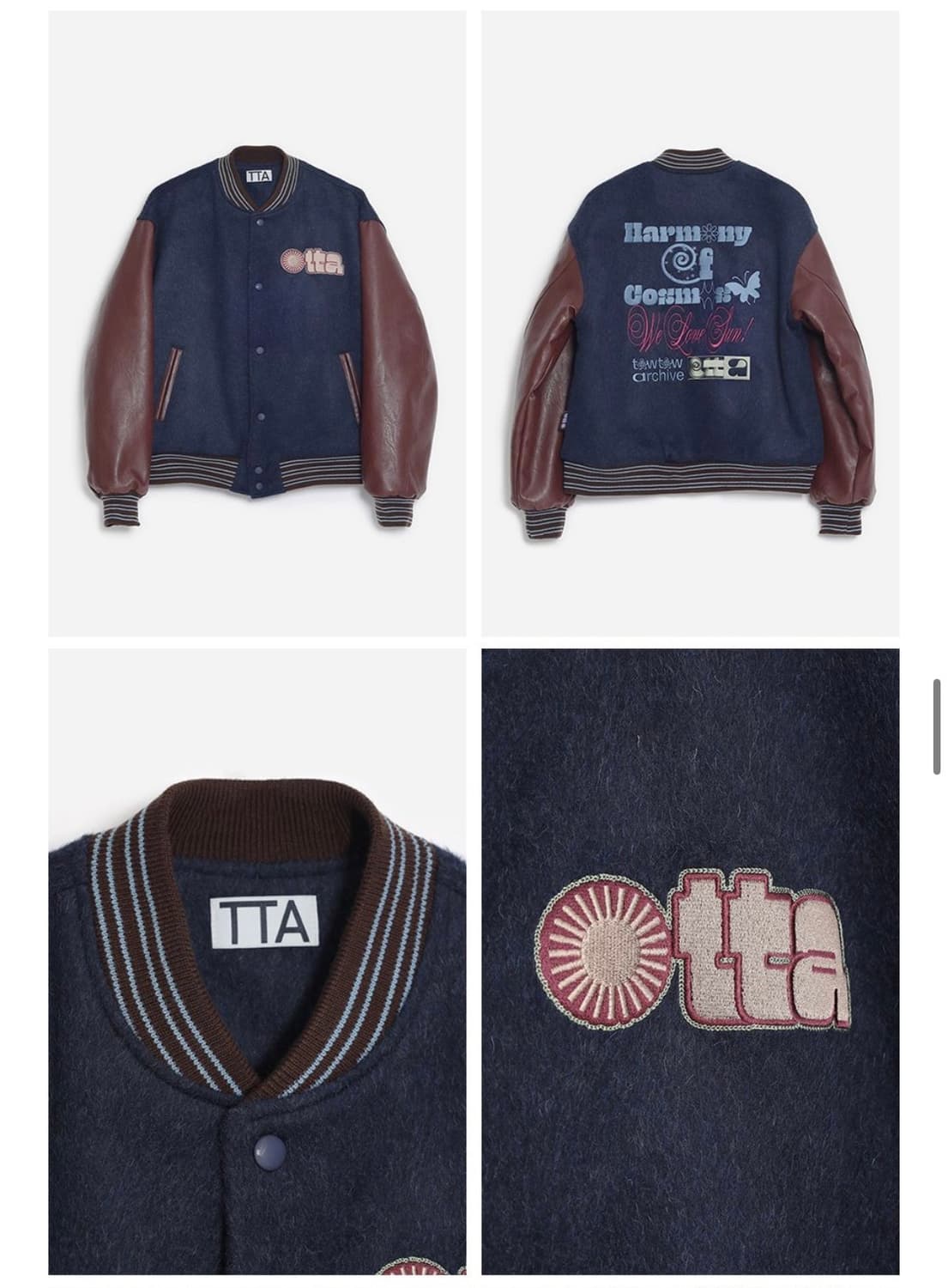 토우토우아카이브 그랜파스 바시티자켓 상품이미지1