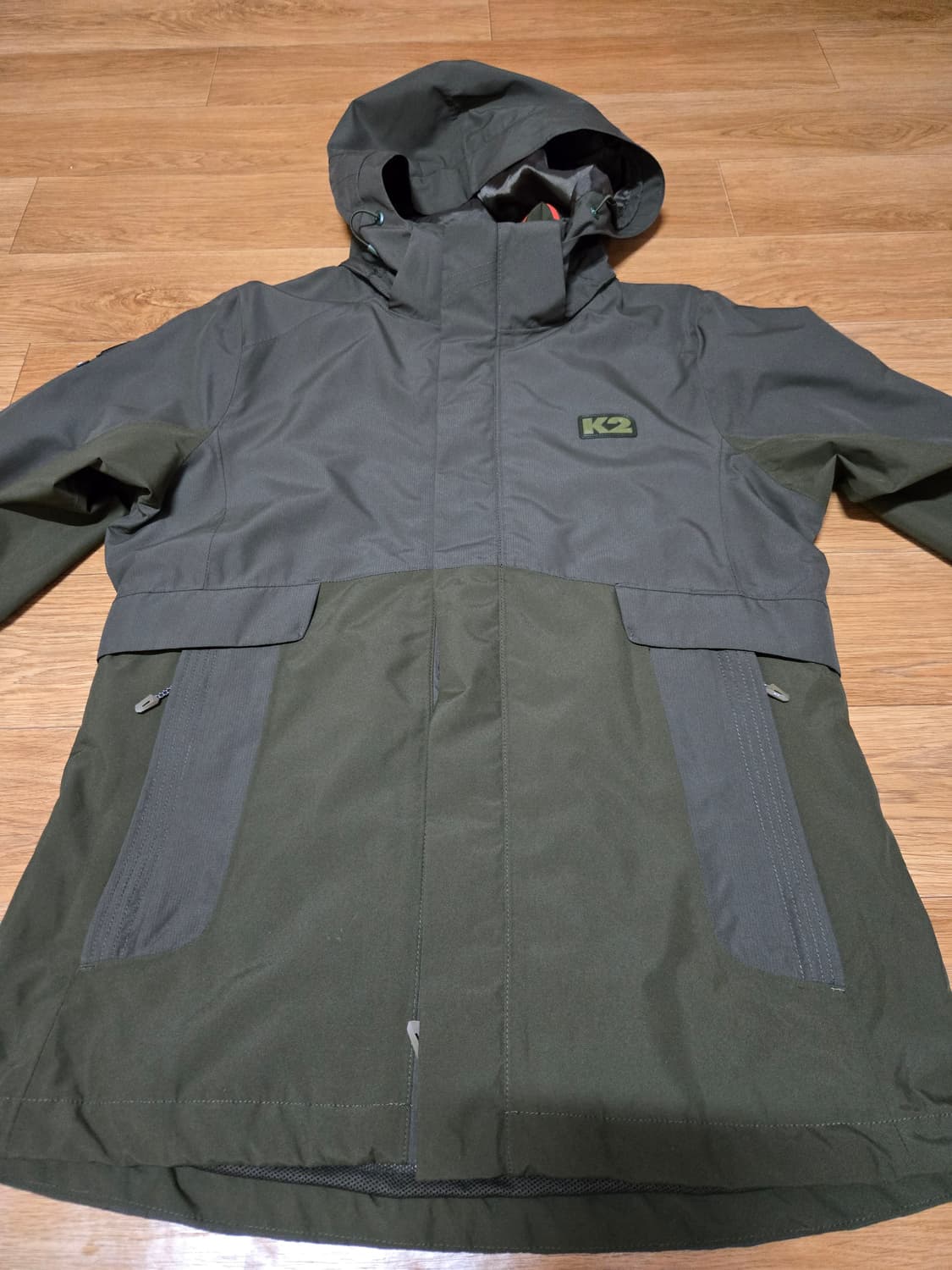 K2여성 카키 바람막이 자켓(M사이즈) 상품이미지2