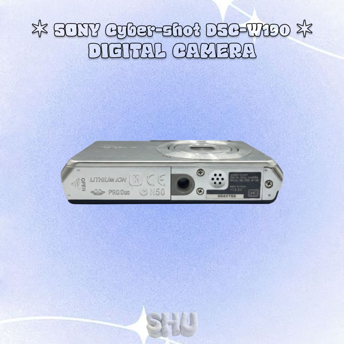 소니 사이버샷 DSC-W190 빈티지 디카 실버 상품이미지6