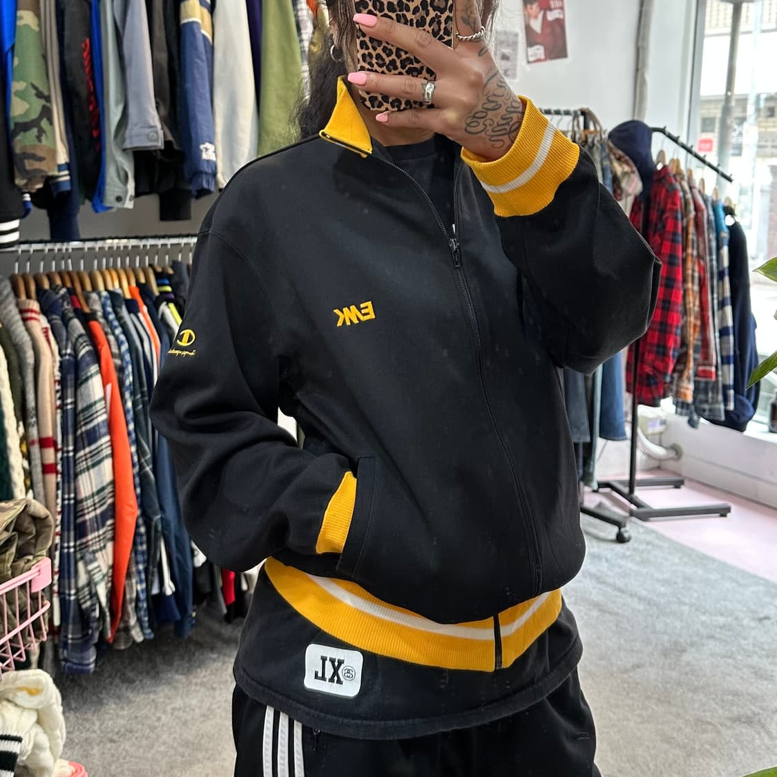 챔피온 90s 올드스쿨 트랙탑 저지M 상품이미지1