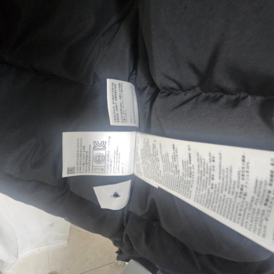 리바이스 후드 퍼 패딩M 상품이미지3