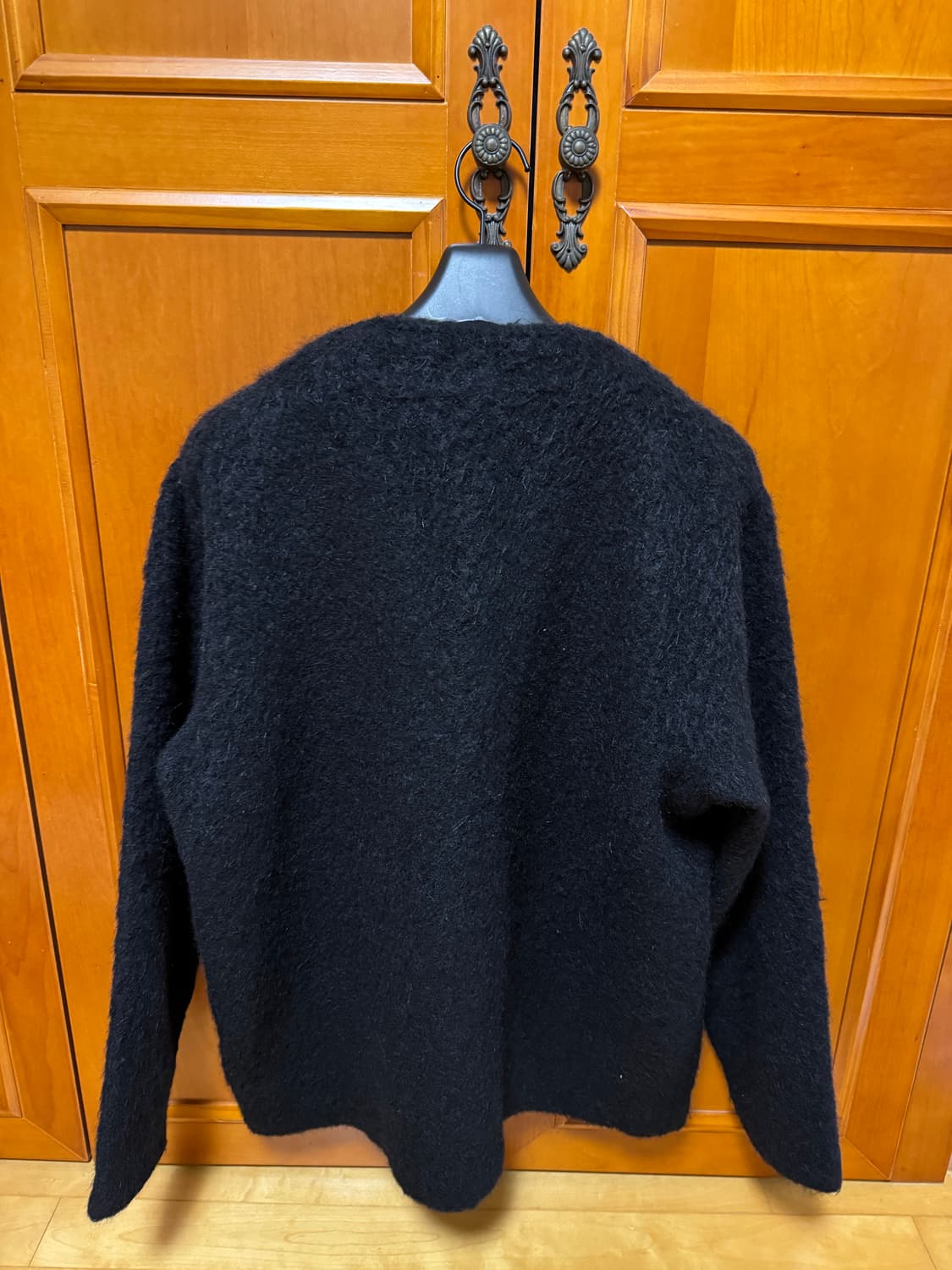 [48] 아워레가시 모헤어 가디건 블랙 상품이미지3