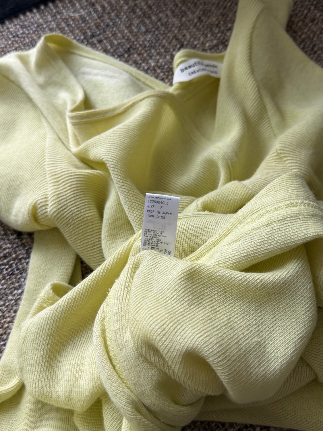 Beautiful People asymmetric cotton knit 상품이미지5