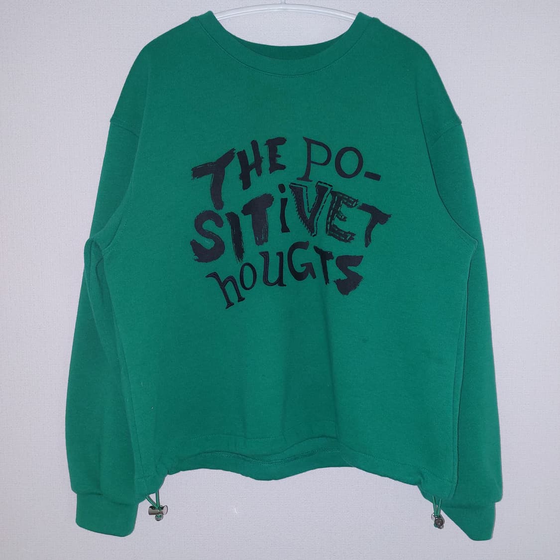 The Positive Thoughts 초록 맨투맨 상품이미지1