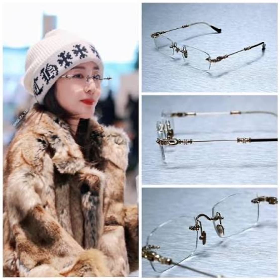 제니 크롬하츠 필스3 금테+토카이NRC렌즈(리사·태양 착용) 상품이미지8