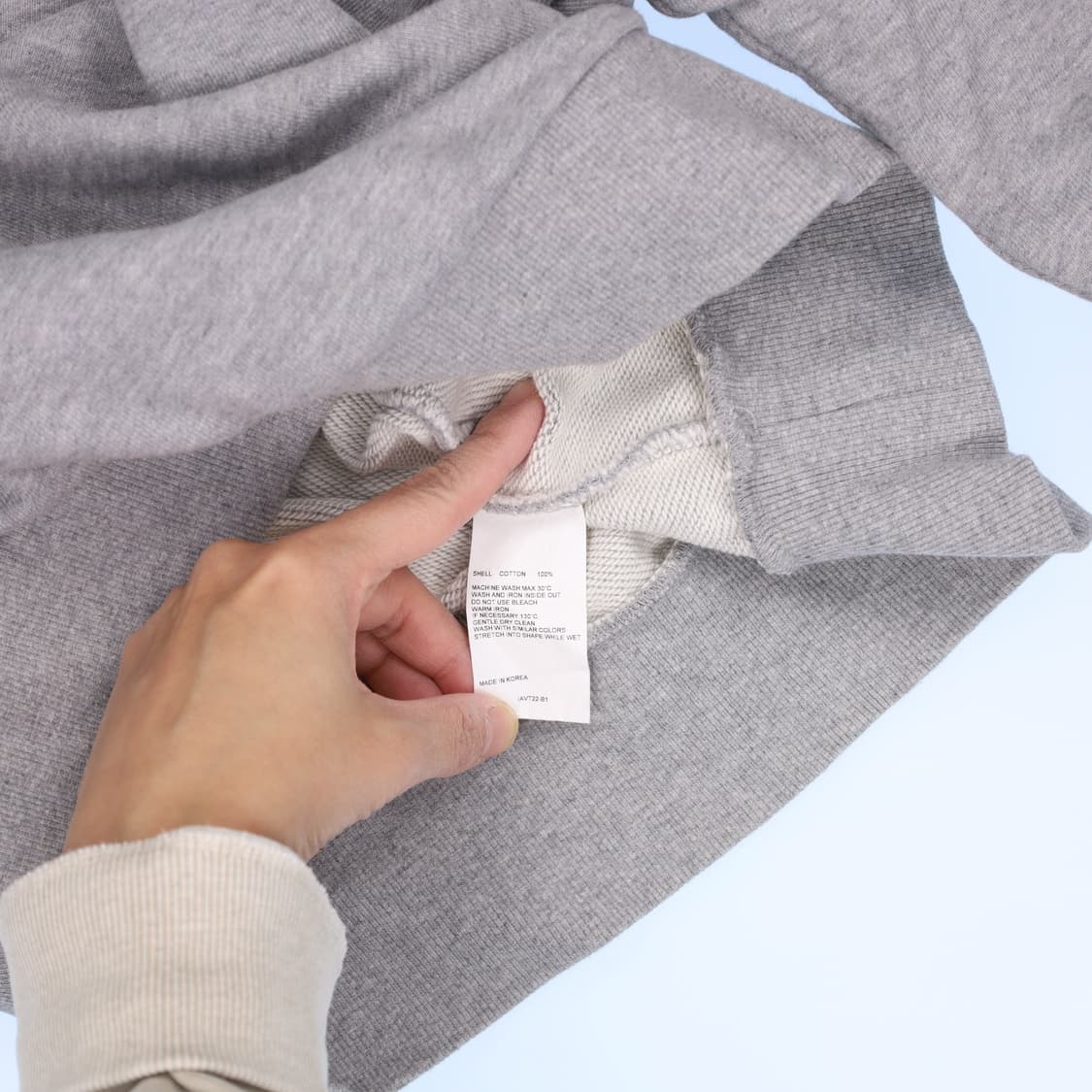 [S] 비바스튜디오 오버핏 맨투맨티셔츠 1212H1 상품이미지4