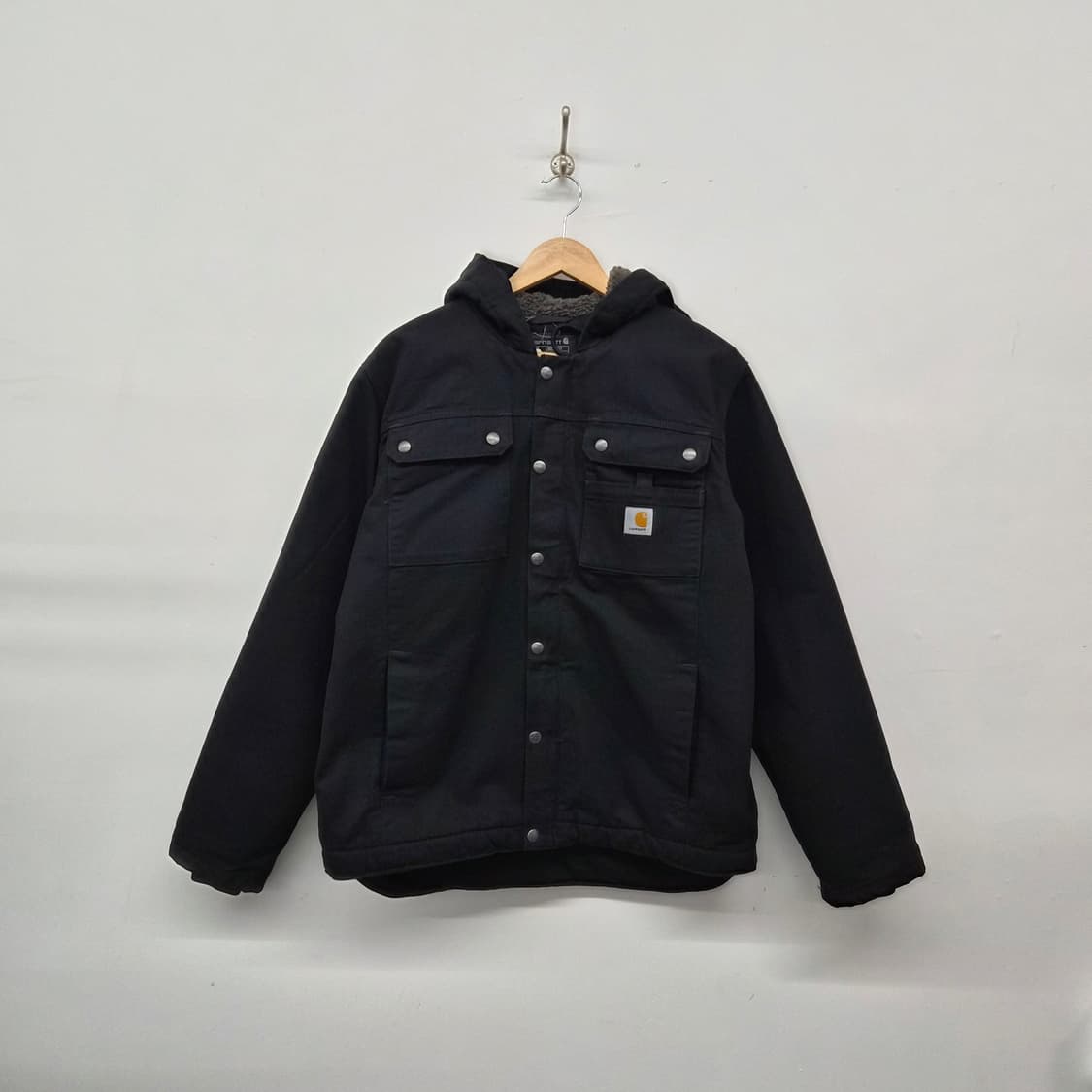 칼하트 블랙 셰르파 디트로이트 워크 자켓 남녀공용 M 상품이미지1