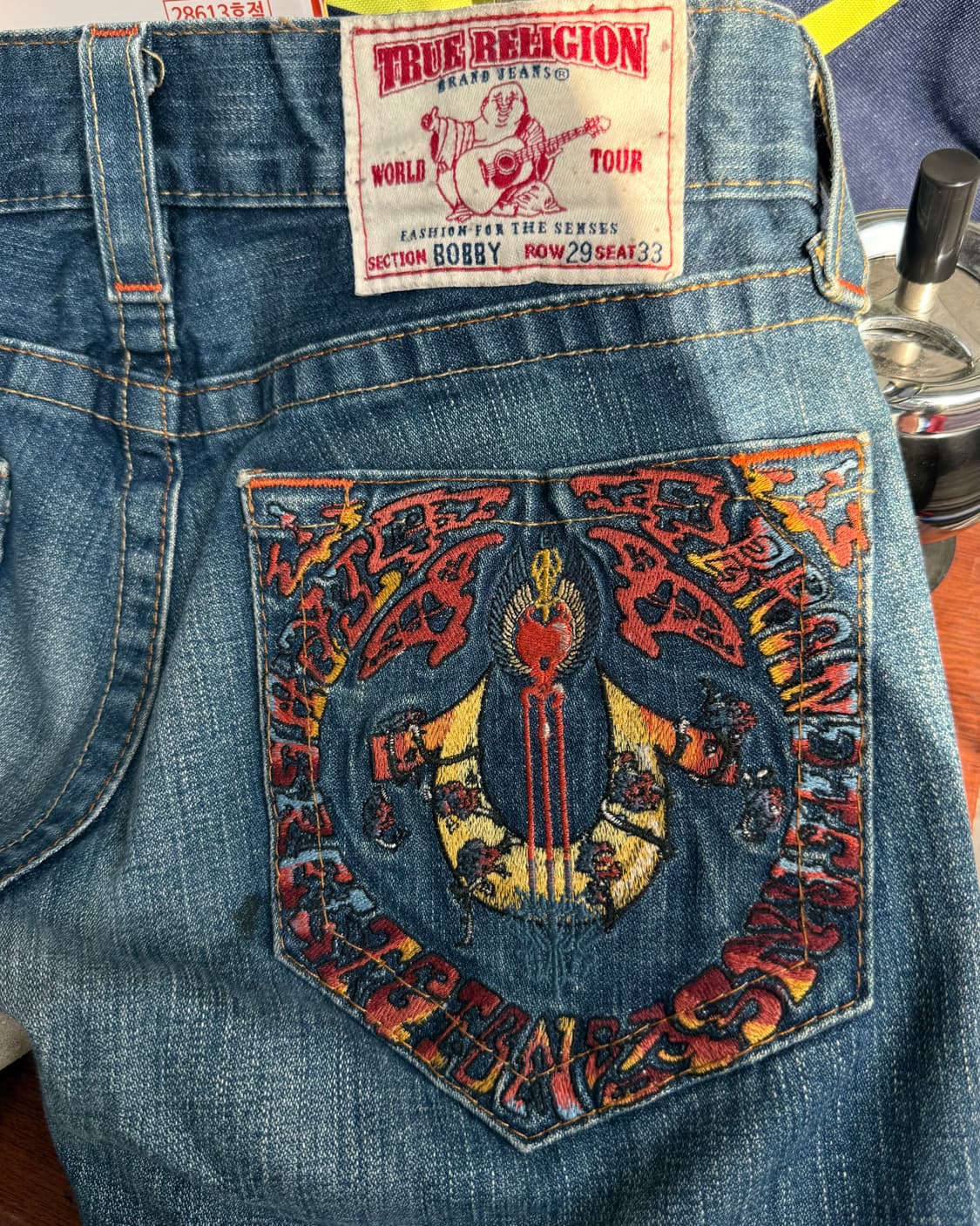 TRUE RELIGION bobby USA 자수 데님팬츠  상품이미지8