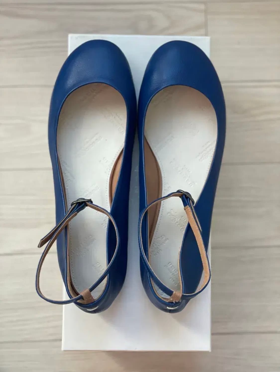 마르지엘라 블루 스트랩플랫슈즈 37 상품이미지3