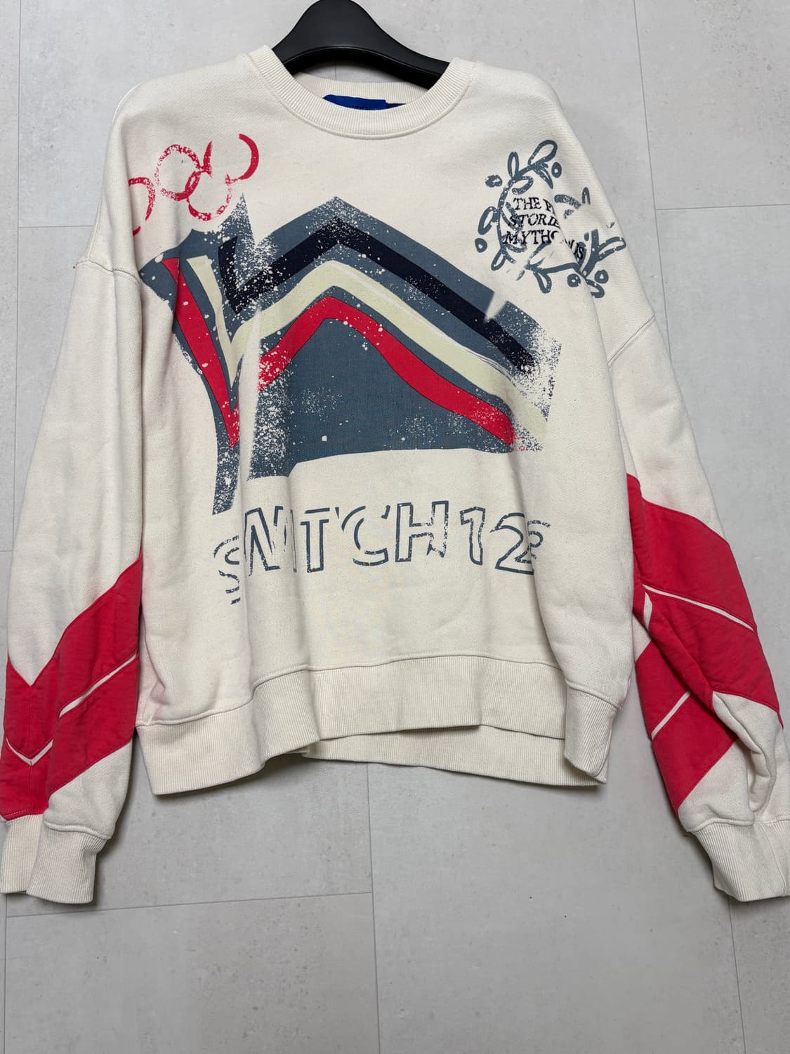 스위치123 올림픽 프린팅 남여공용 맨투맨티셔츠 상품이미지2