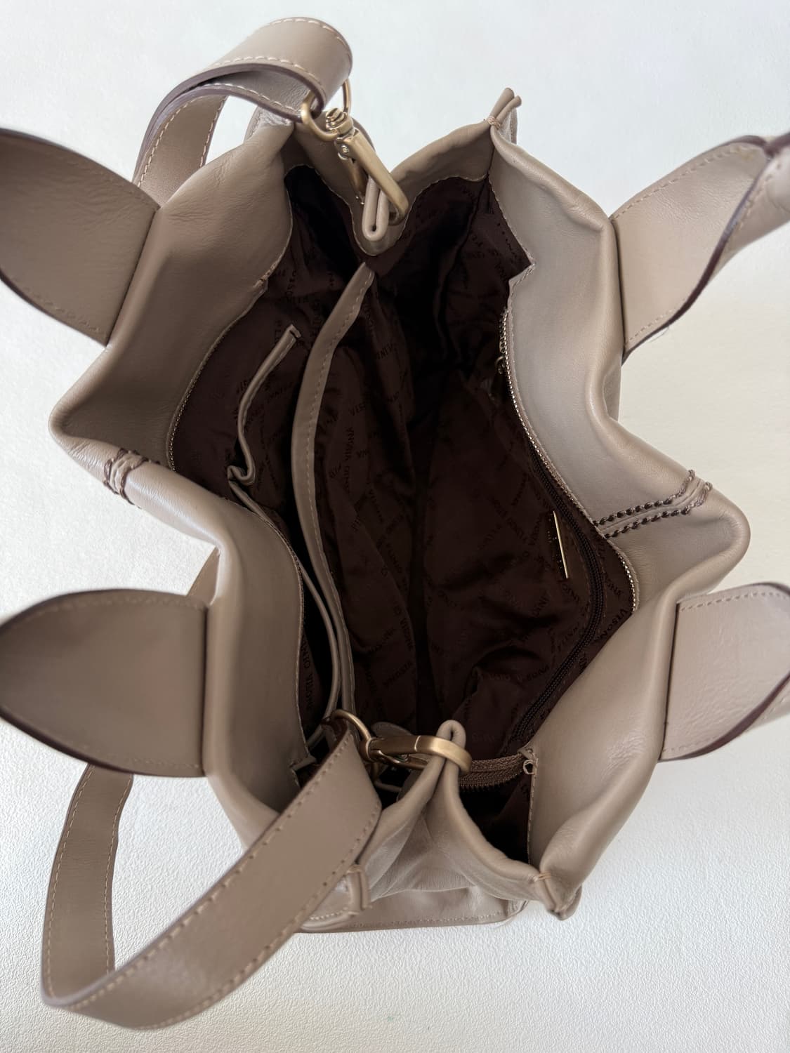 PLINIO VISONA 레더 크로스 토트백(ITALY) 상품이미지9