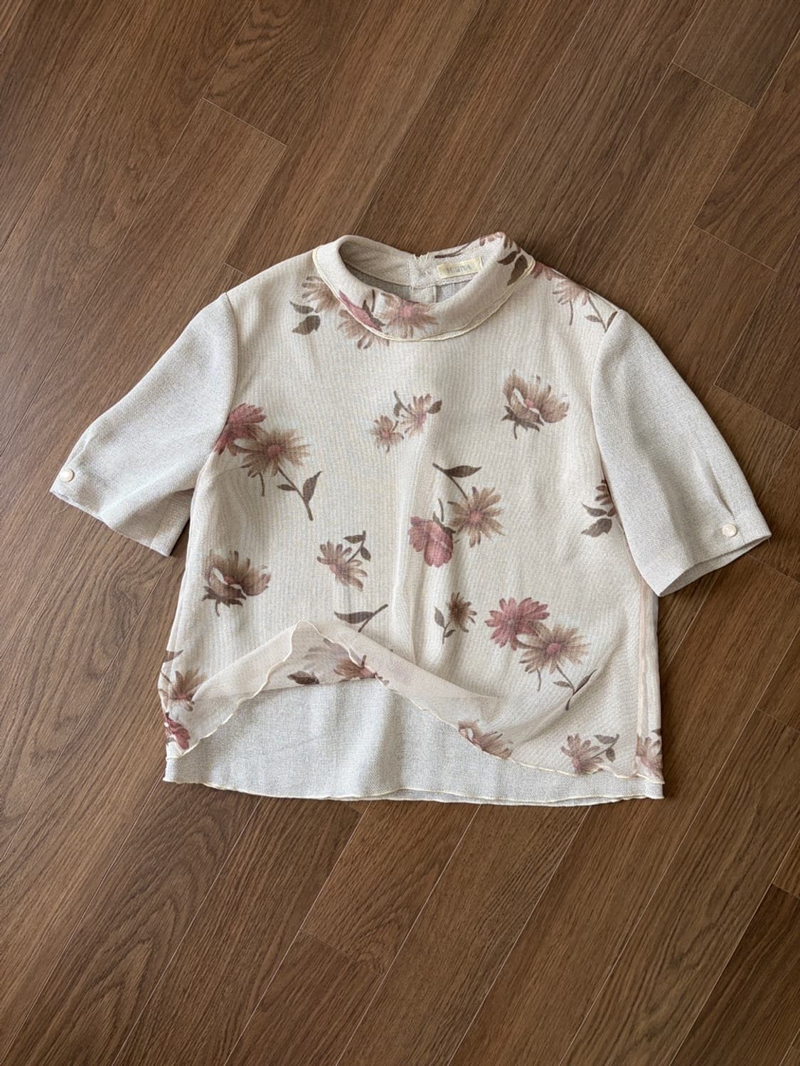 flower patterned top 상품이미지6
