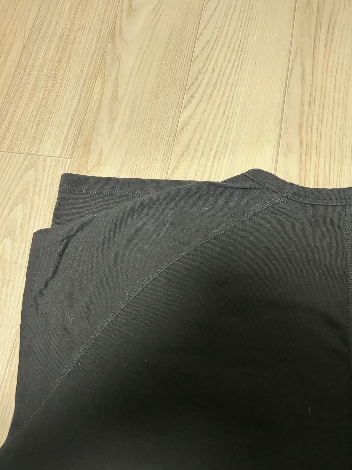 해칭룸 더블슬리브 롱슬리브 블랙 2사이즈 상품이미지2