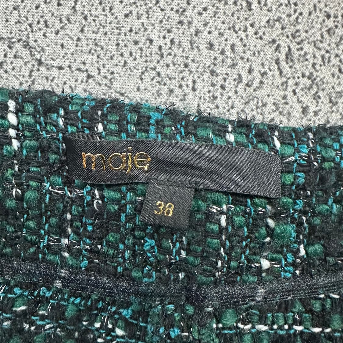 ✨ (바배) 마쥬 23FW 트위드 딥그린 팬츠  상품이미지3