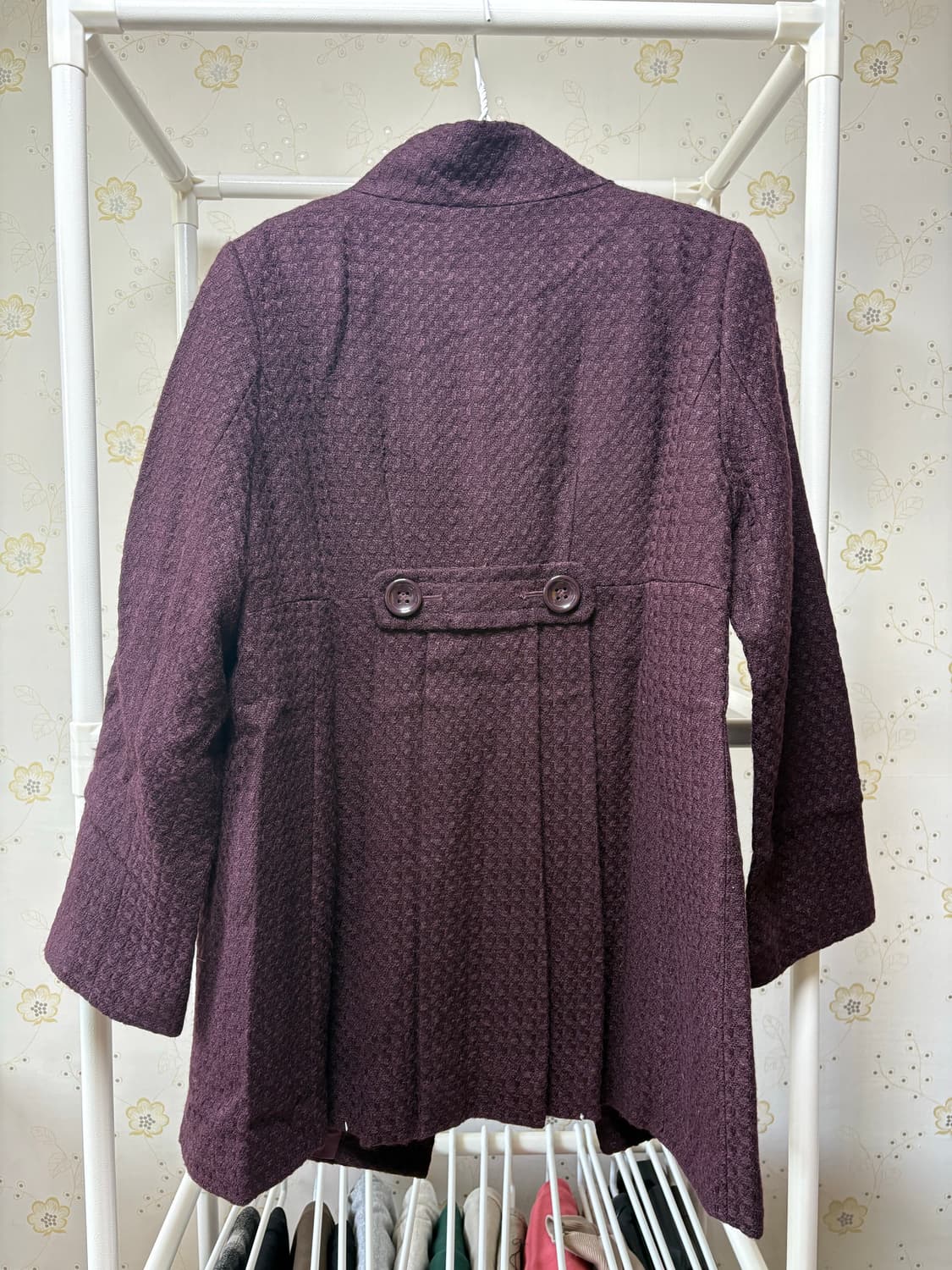 퍼플 하프코트 상품이미지2