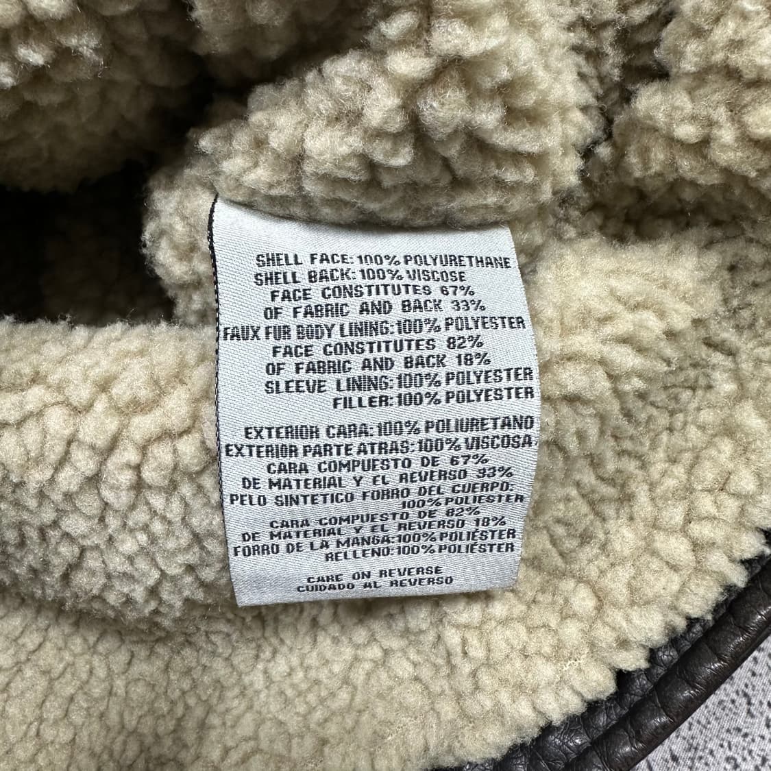 ✨ (바배) 리바이스 쉐르파 가죽 자켓  상품이미지4