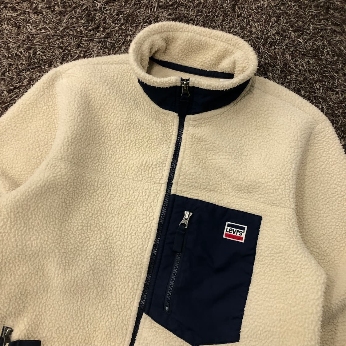 M 리바이스 공용 플리스 집업 후리스 자켓 상품이미지2