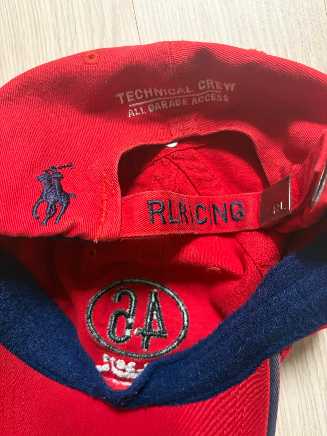 폴로 빈티지 레이싱 볼캡 레드 상품이미지4