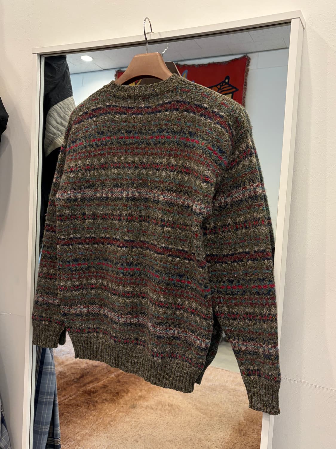 90s Harley & Co 빈티지 페어아일 울 니트 (made UK) 상품이미지4