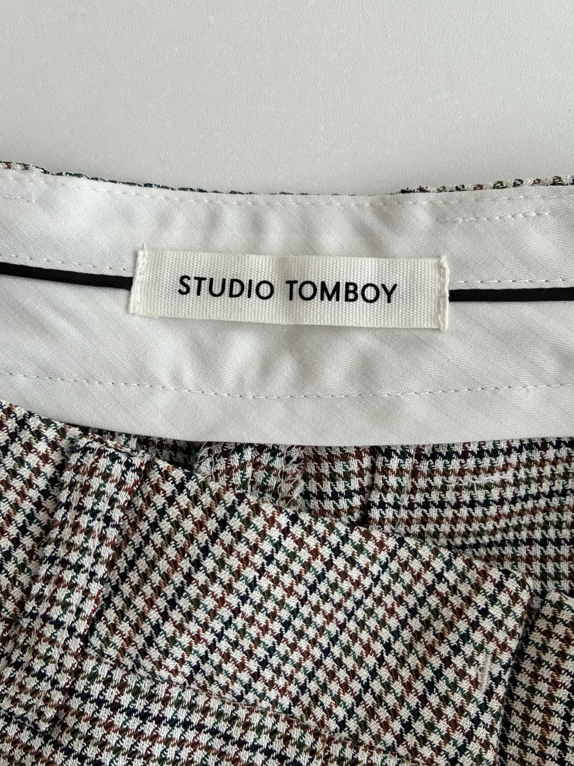 67-92) 스튜디오 톰보이 체크 슬랙스 상품이미지4