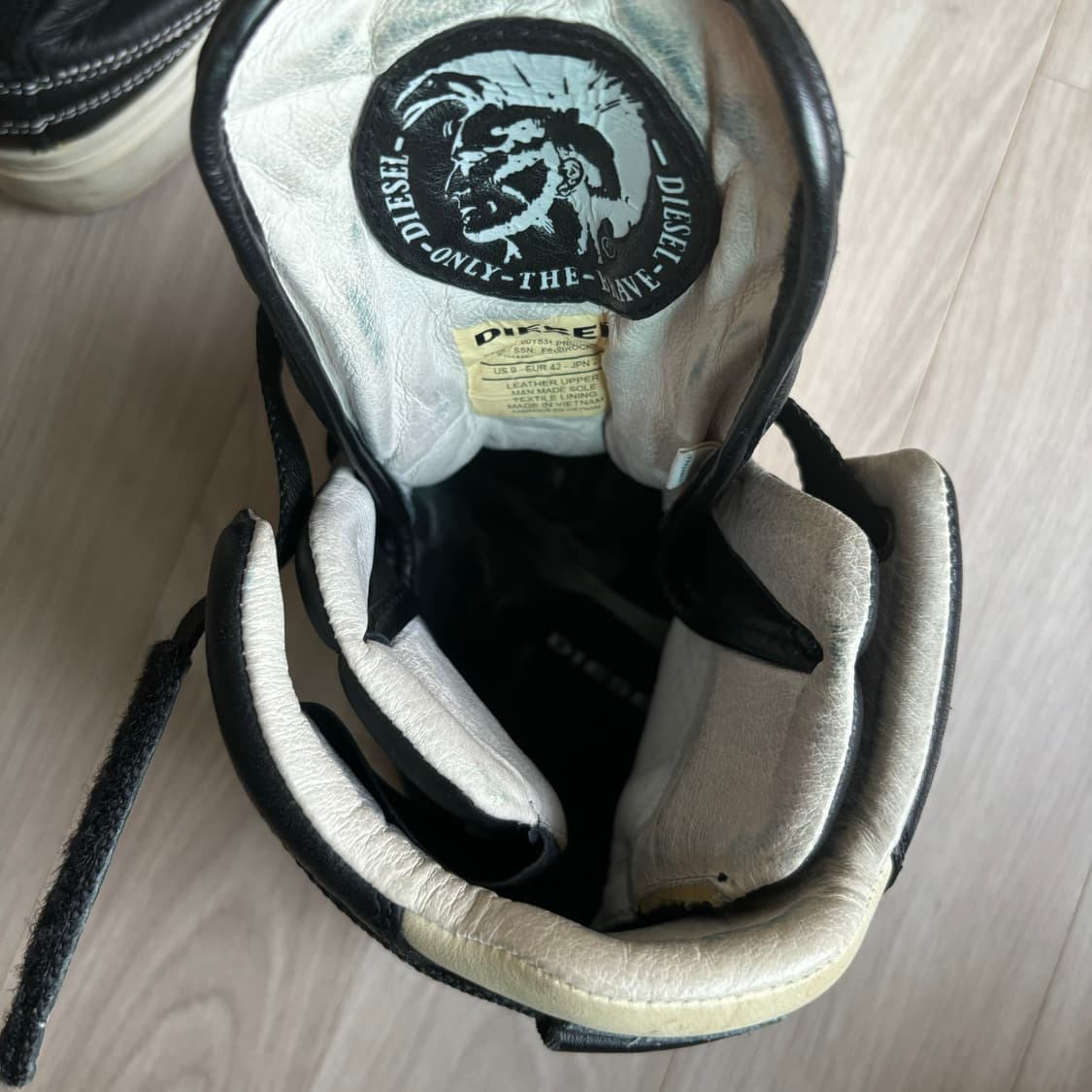 Diesel 디젤 아카이브 래더 하이탑 검정 상품이미지7