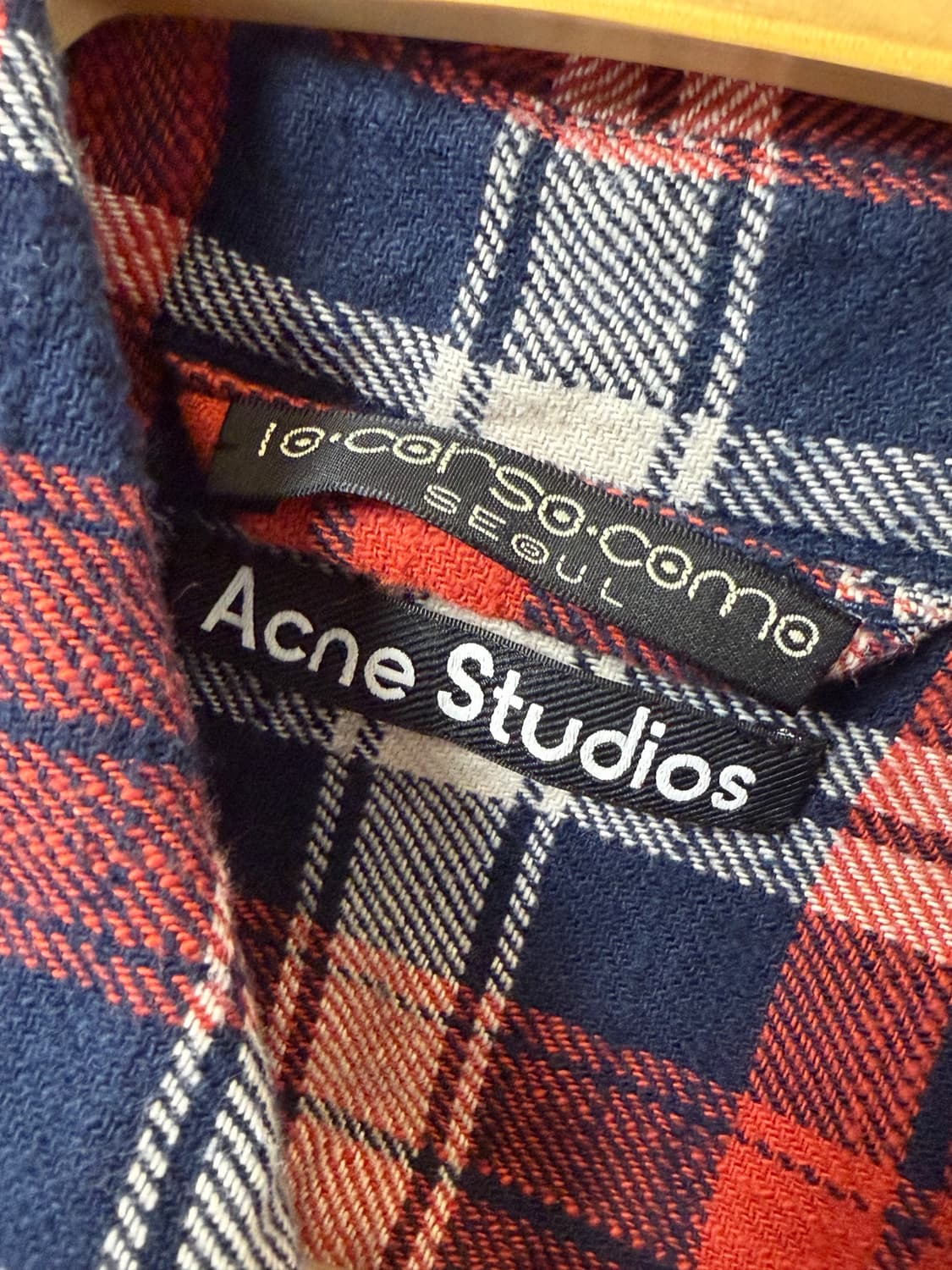 Acne Studios 체크 셔츠 판매합니다 🎸 상품이미지2