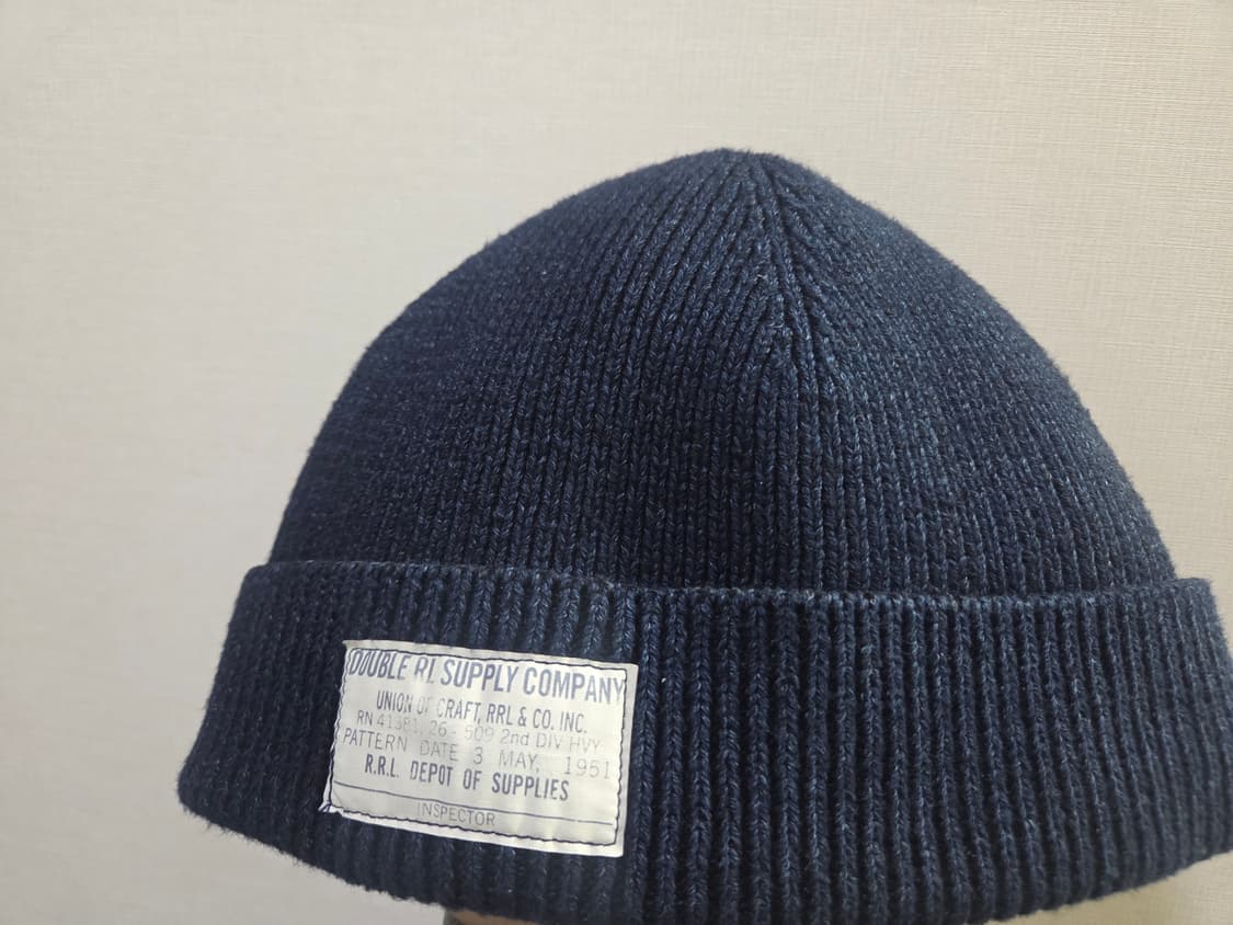 RRL 인디고 왓치캡 A급 판매 상품이미지1