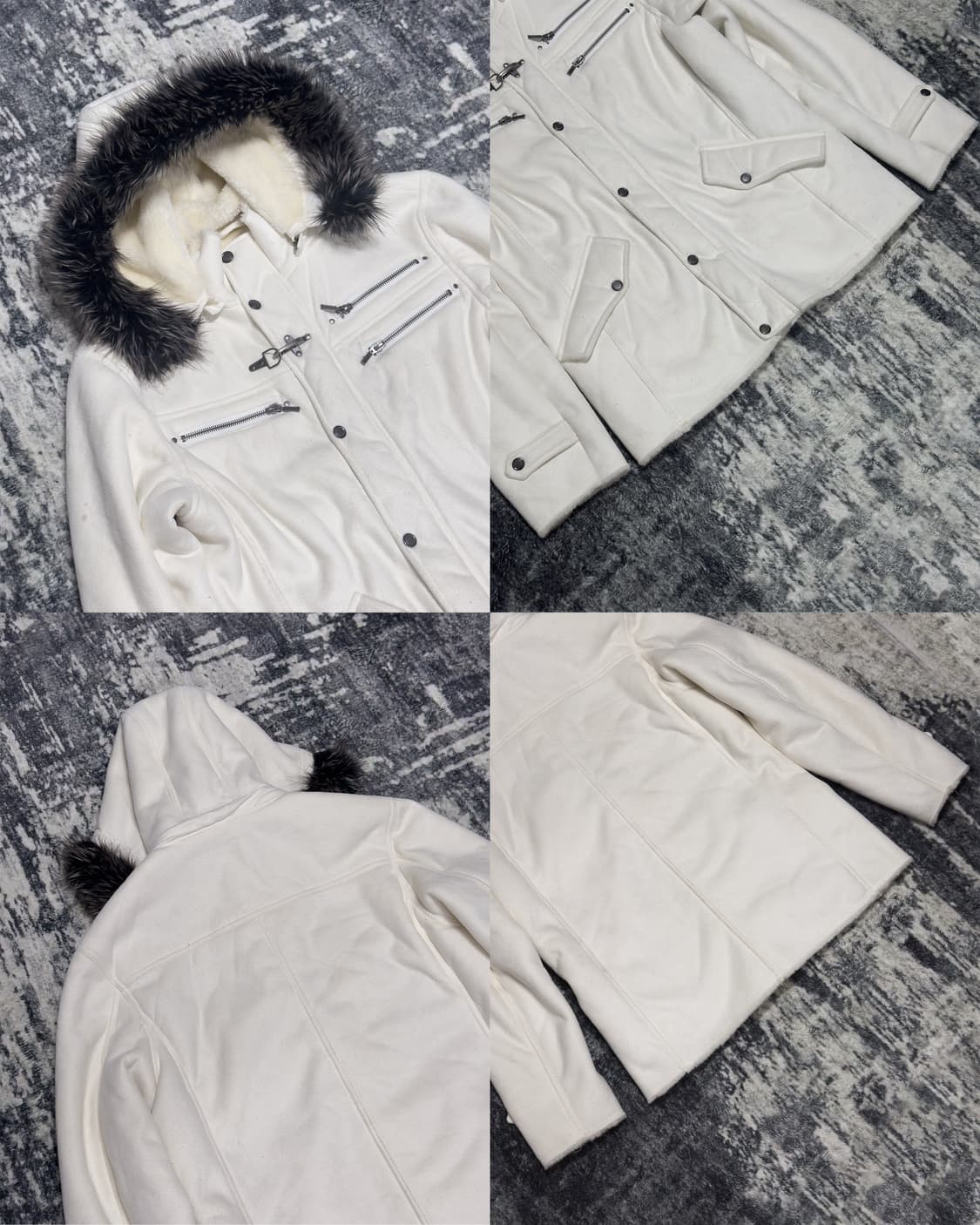 {Double Focus} Aviator Mouton Fur Jacket 상품이미지4