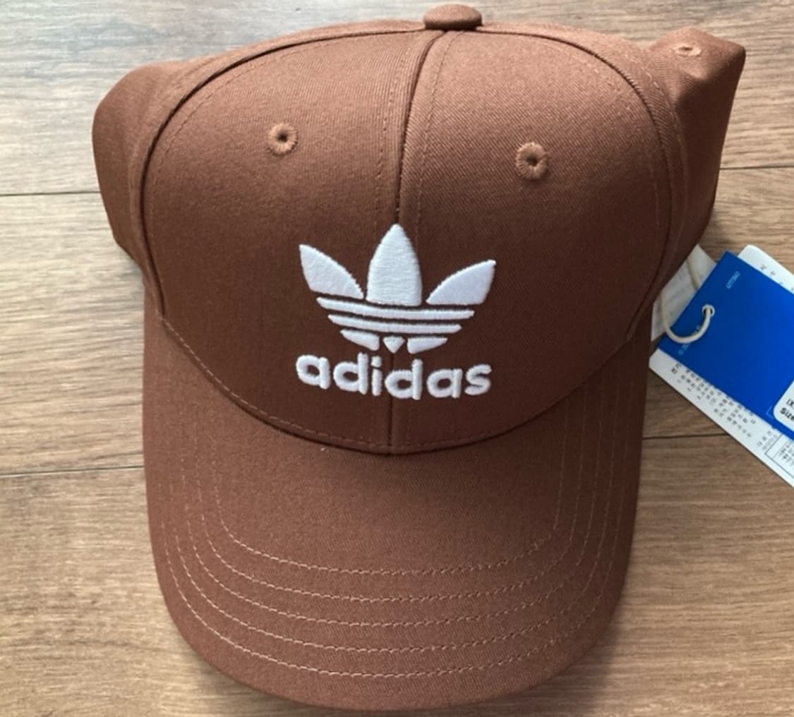 아디다스 브라운(갈색) 볼캡 야구모자 - 새상품 상품이미지1