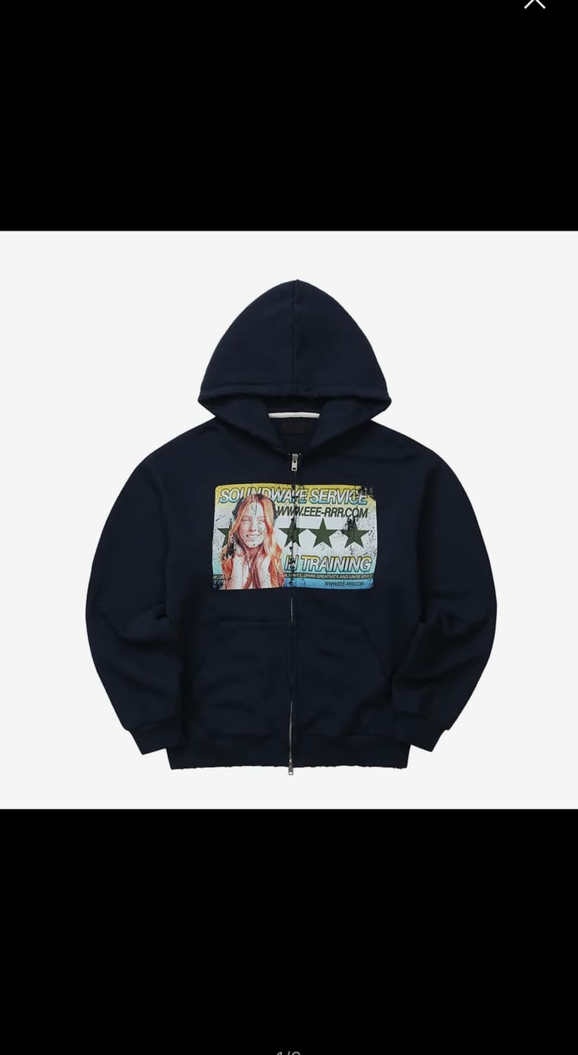 eeerrr 후드집업 네이비 L 상품이미지1