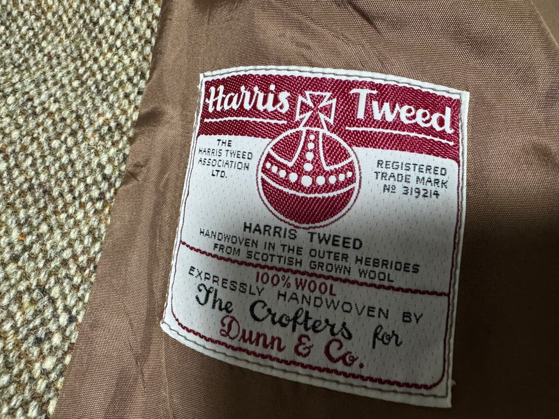 Dunn&Co. Made In England 해리스트위드 발마칸 코트 상품이미지4
