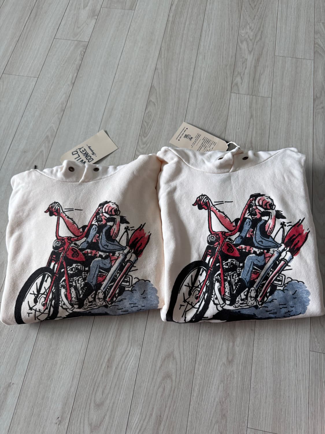 와일드동키 FC 쵸퍼 후드티  L ,XL 새상품 상품이미지9